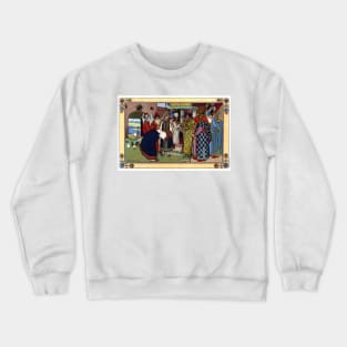 Vasilisa the Beautiful and the King - Ivan Bilibin Crewneck Sweatshirt